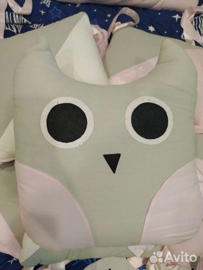 Бортики, подушки в детскую кроватку