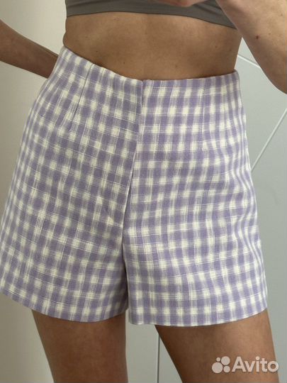 Шорты Zara S плотные женские новые