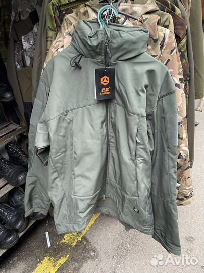 Куртка тёплая на флисе совшел