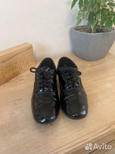 Туфли, бальных танцев стандарт мальчика 22 см