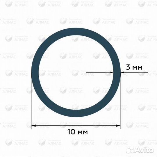 Труба металлическая бесшовная 10х3 металлопрокат