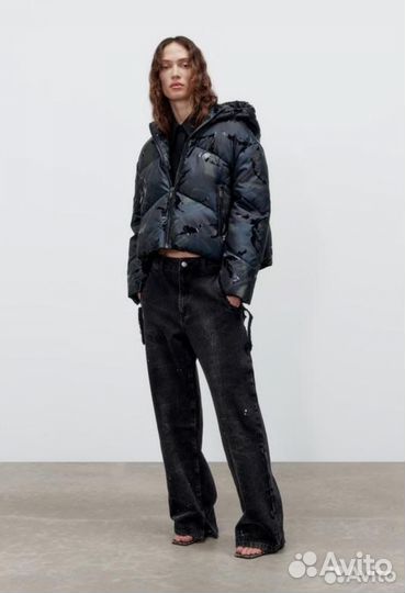 Пуховик куртка Zara L
