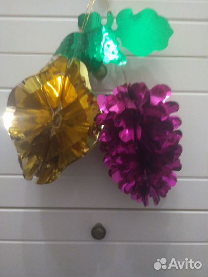 Новогодние украшения, мишура