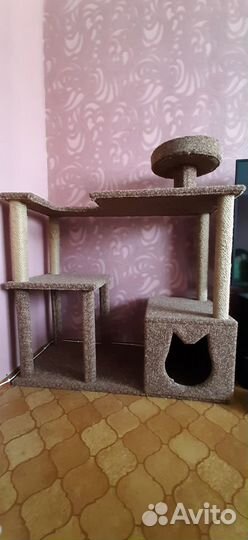 Домик для кошки с когтеточкой бу