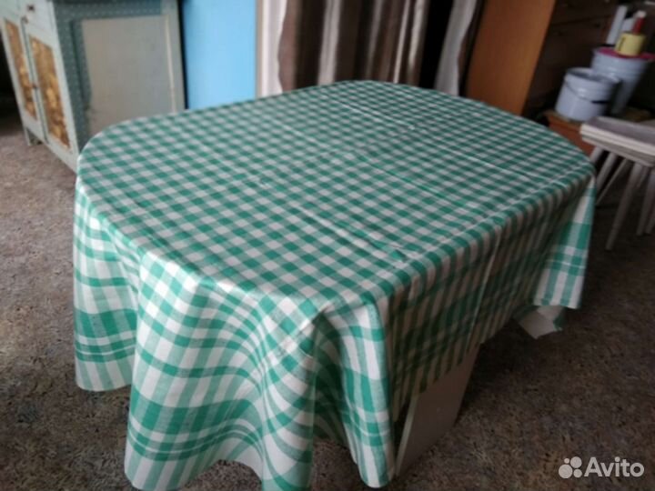 Скатерть лен СССР новая