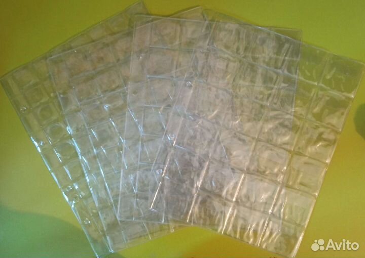 Листы для монет