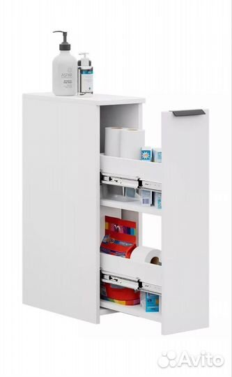 Узкая Тумба напольная в ванну или кухню новая