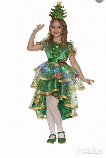 Карнавальный костюм Ёлочка Лучистая