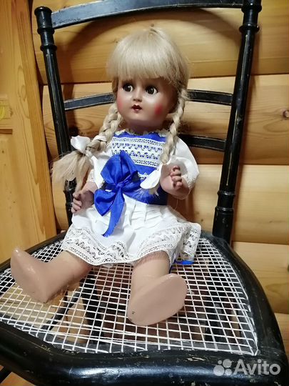 Кукла антикварная флиртушка