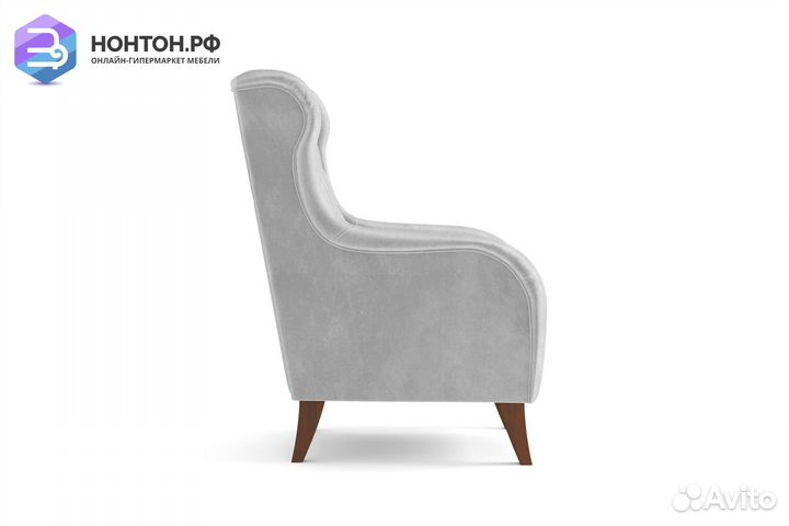 Кресло Амарант светло-серое