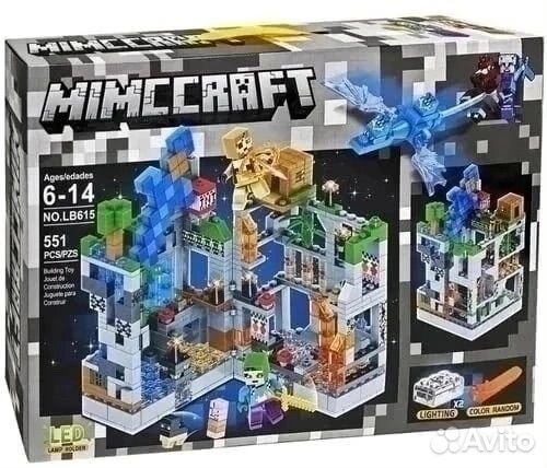 Конструктор Майнкрафт лего аналог