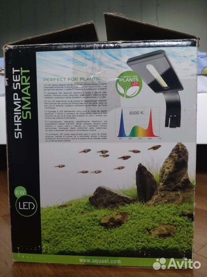 Аквариум 19 литров aquael shrimp SET smart