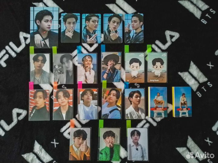 Карты bts Тэхён Proof, Butter, BE, PTD