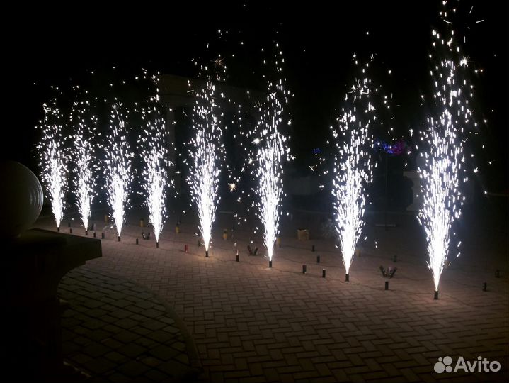 Фонтан свадебный 5 шт набор / 60 сек сценический