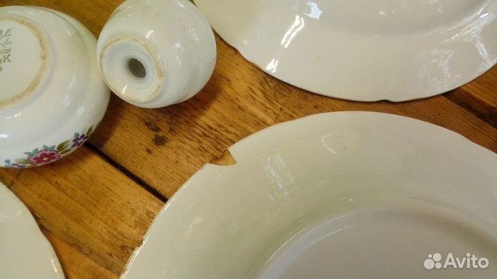 Набор из 4 тарелок и для специй зик СССР кл.1974-1