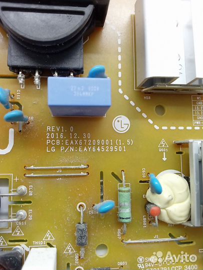 Блок питания EAX67209001 (1.5) телевизора LG