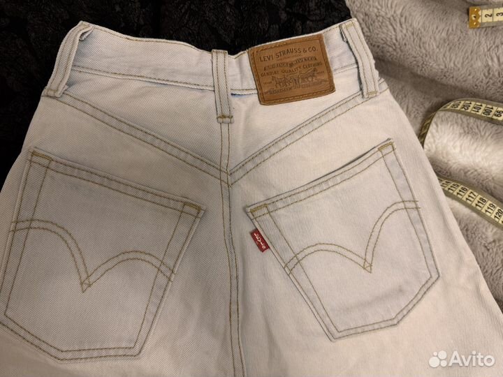 Джинсы levis широкие женские