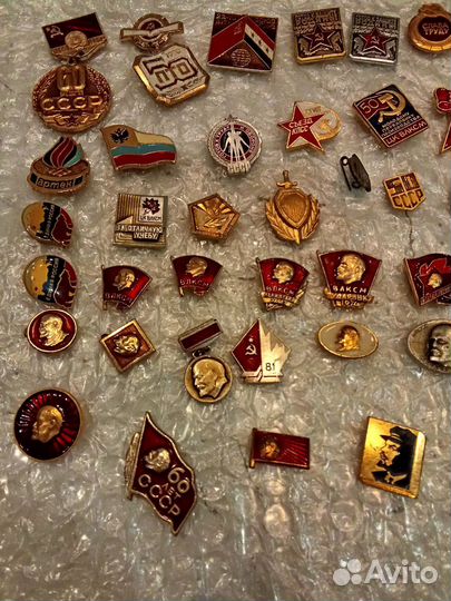 Значки Ленин, ВЛКСМ