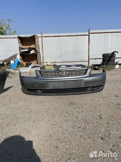 Бампер передний priora 1