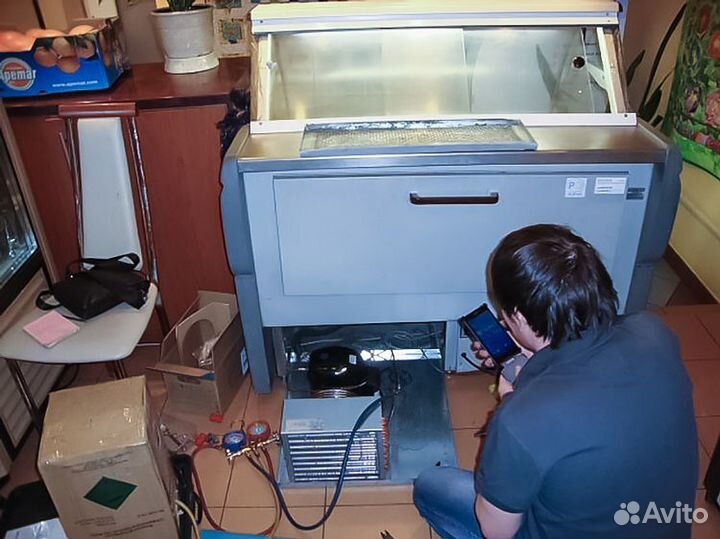 Ремонт холодильной витрины