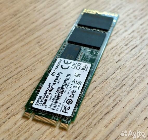 SSD накопитель m.2 SATA Transcend 256Gb, новый