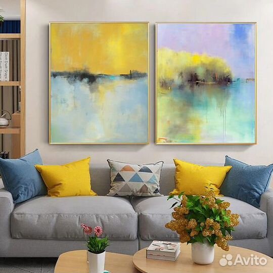 Стильная картина маслом на холсте