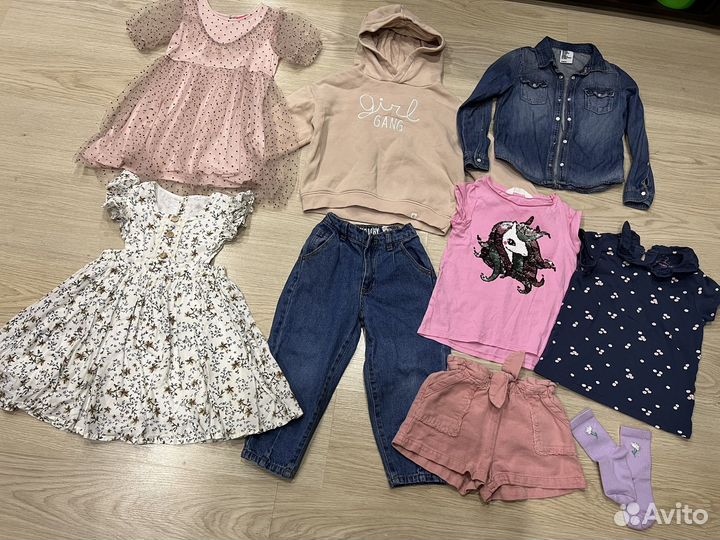 Одежда пакетом на девочку 110-116