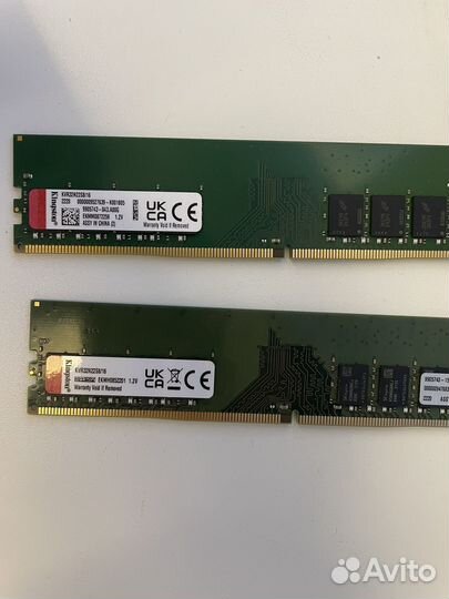 Оперативная память ddr4 kingston 32gb 3200mhz