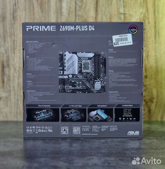 Материнская плата 1700 Asus Prime Z690-Plus DDR4