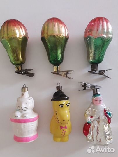 Елочные игрушки СССР