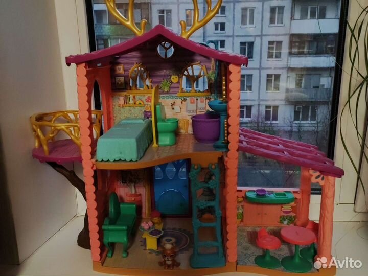 Домик энчантималс (олень в комплекте, но без куклы