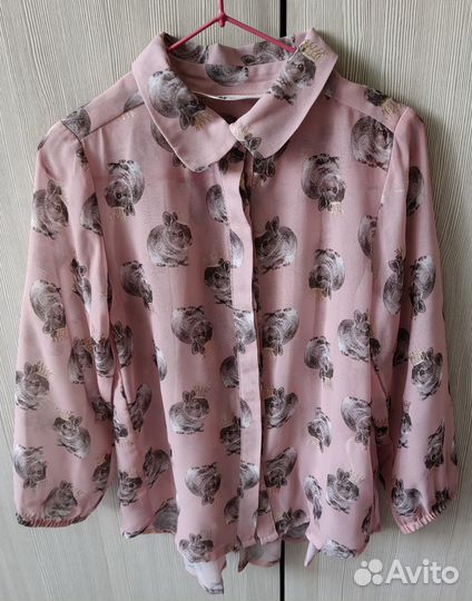 Рубашка для девочки, 110