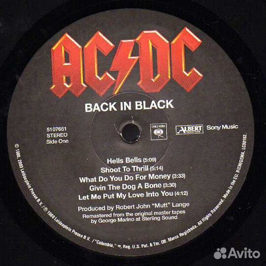 Винил пластинка AC/DC 
