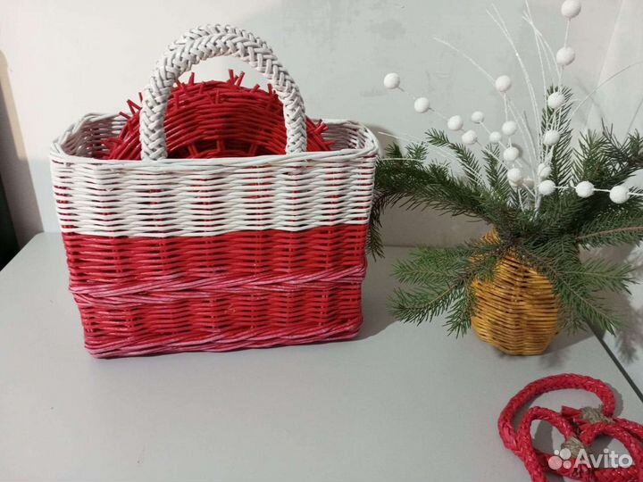 Корзина плетеная