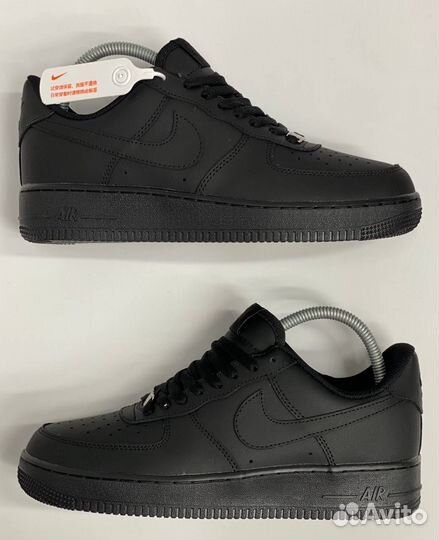 Кроссовки Nike Air force чёрные 3