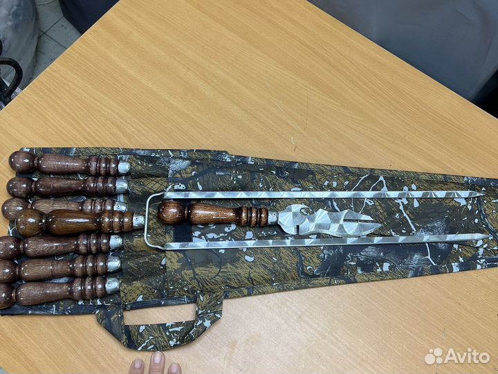 Набор шампуров в чехле подарочный