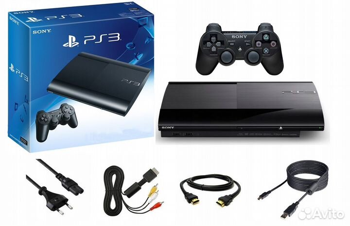 Sony PS 3 super slim 500гб HEN бесплатные игры