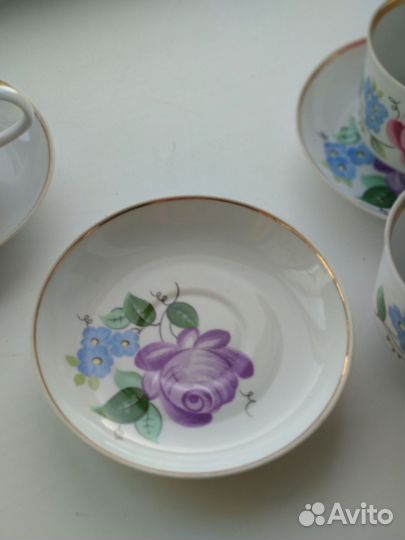 Чайные пары Дулево 1987 г