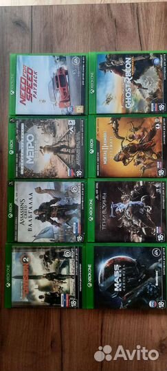 Игровые диски на X Box One S
