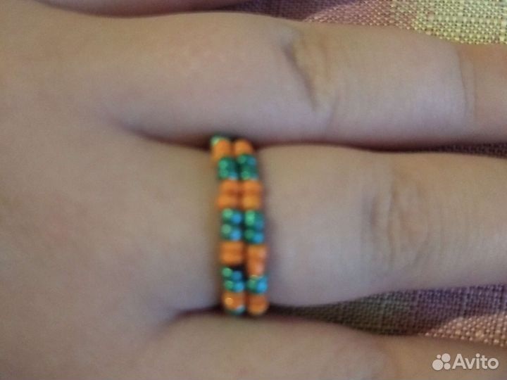 Колечки из бисера