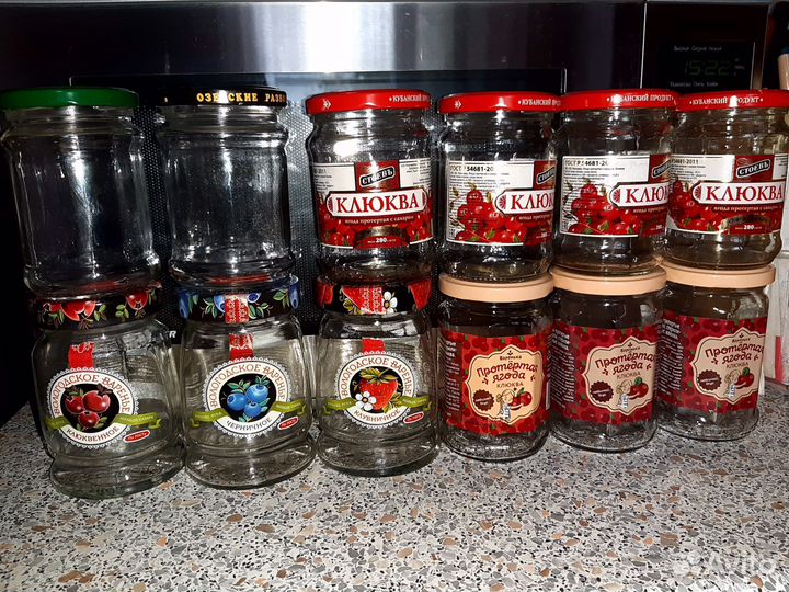 Банки с крышками для варенья