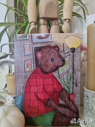 Открытки и книжные закладки