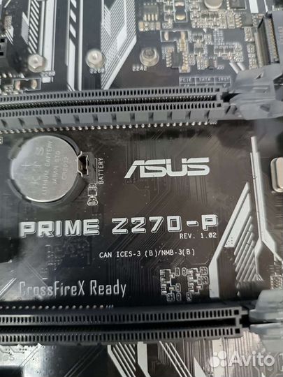 Материнская плата Asus prime Z270-P (1151)