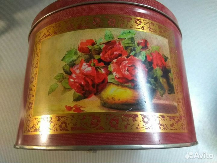 Банки жестяные от чая, печенья, парфюма