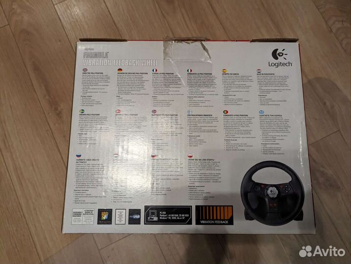 Руль Logitech Formula Vibration Feedback Wheel