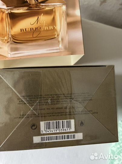 Туалетная вода my Burberry 90ml новая