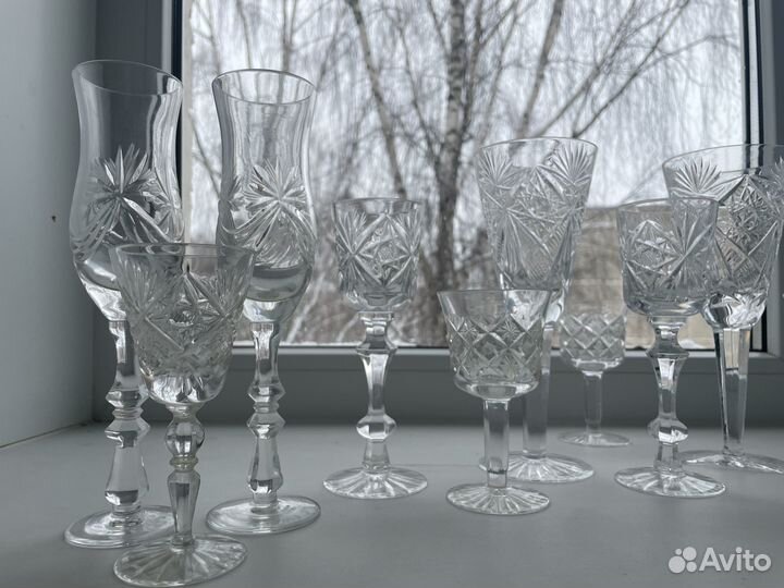 Хрустальная посуда СССР