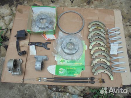 Тормозные диски, колодки, тросы, кузовщина на ока