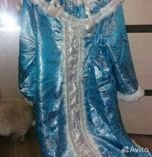 Костюм снегурочки взрослый б/у