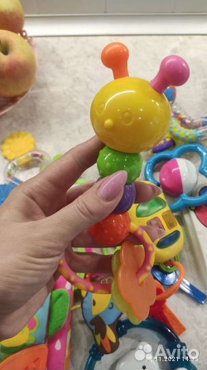 Игрушки погремушки пакетом